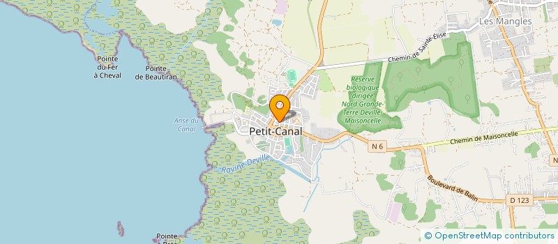 localisation de l'entreprise TI SPORTIF KANNAL à PETIT-CANAL