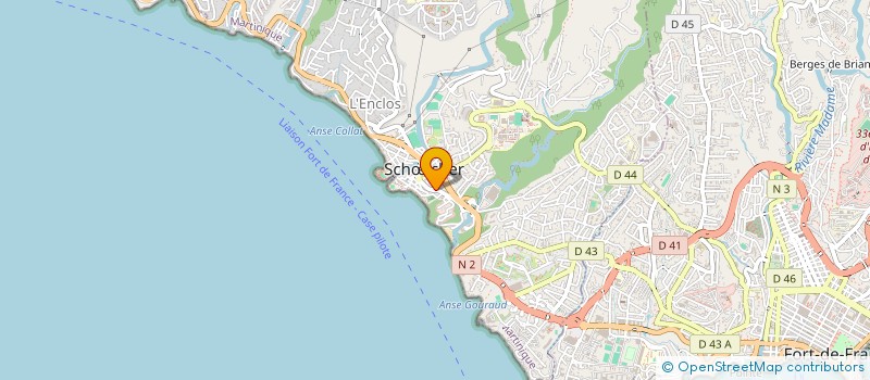 localisation de l'entreprise TI'VOUAC  SCHOELCHER