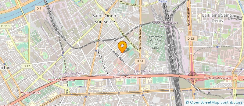 localisation de l'entreprise TI WOCH à SAINT-OUEN-SUR-SEINE