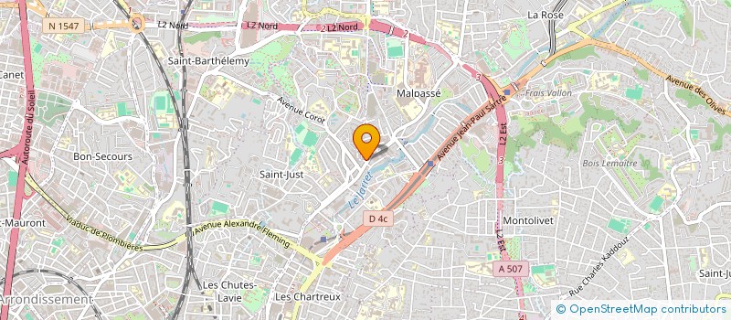 localisation de l'entreprise TI2M à MARSEILLE