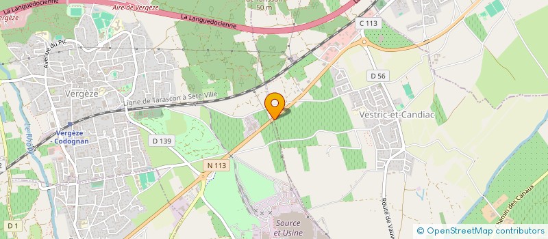 localisation de l'entreprise TIA  VAUVERT