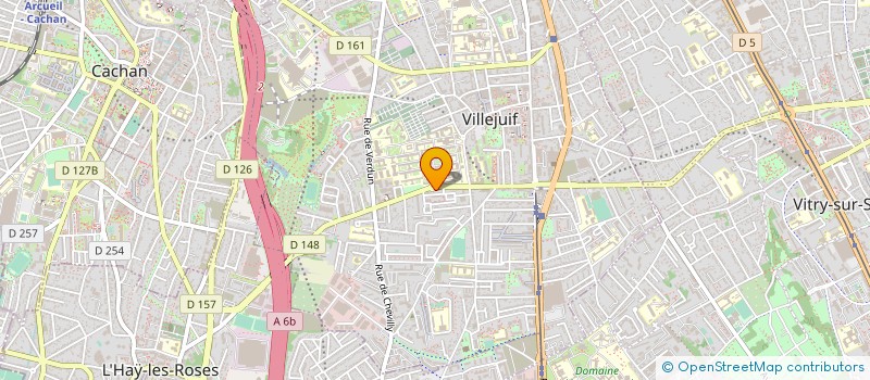 localisation de l'entreprise TIA BATIMENT à VILLEJUIF