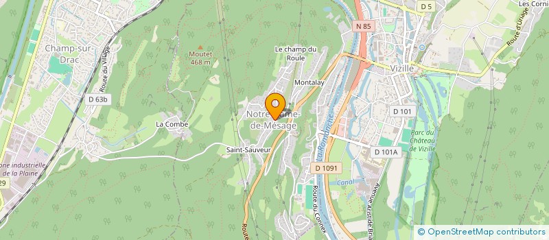 localisation de l'entreprise TIA EVENTS PRODUCTIONS  NOTRE-DAME-DE-MESAGE