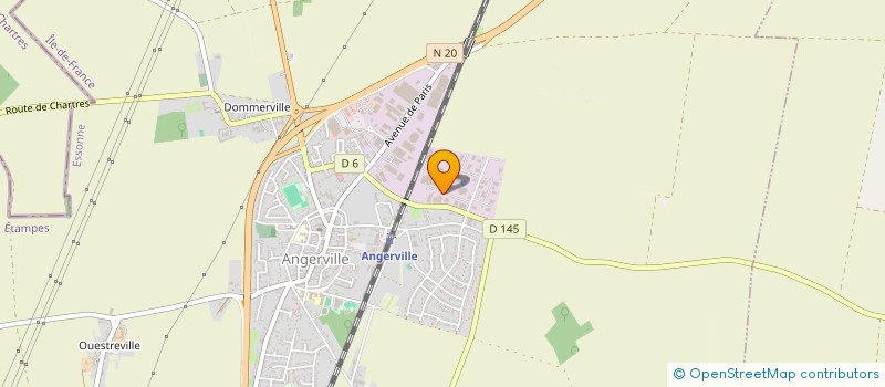 localisation de l'entreprise TIA SARL à ANGERVILLE
