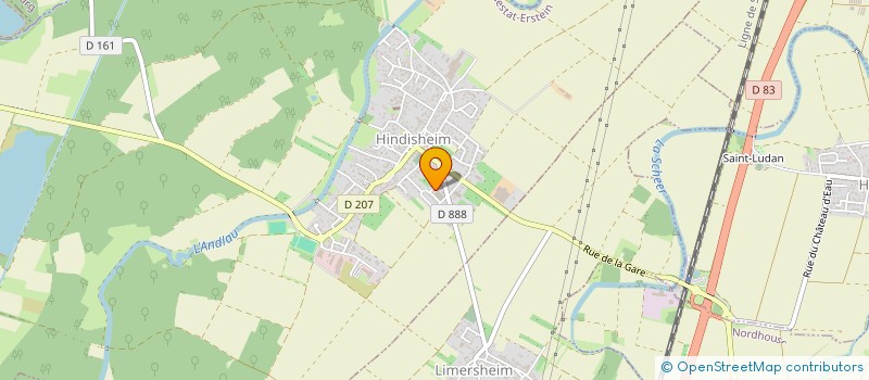 localisation de l'entreprise TIA TENDANCES D'ICI ET D'AILLEURS  HINDISHEIM