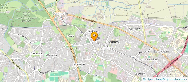 localisation de l'entreprise TIACAL  EYSINES