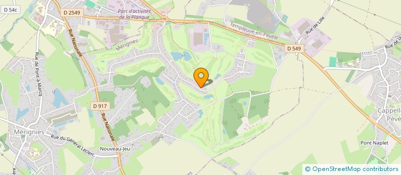 localisation de l'entreprise TIADEN  MERIGNIES