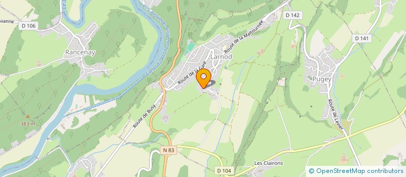 localisation de l'entreprise TIAFFUD  LARNOD