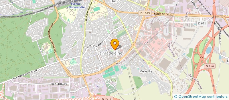 localisation de l'entreprise TIAG à EVREUX