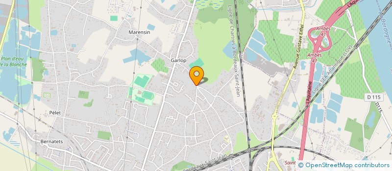 localisation de l'entreprise TIAGO C  AMBARES-ET-LAGRAVE