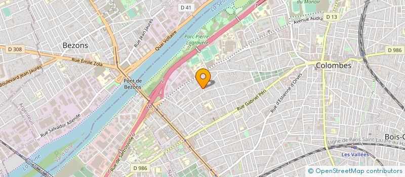 localisation de l'entreprise TIAKI BUILDING SOLUTIONS à COLOMBES