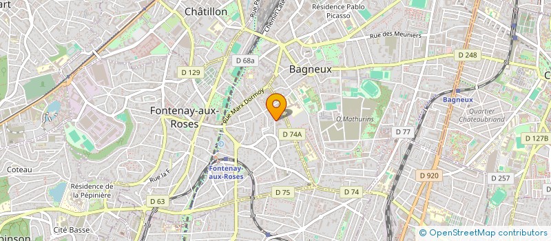 localisation de l'entreprise TIALIYA EXPERTISES à FONTENAY-AUX-ROSES