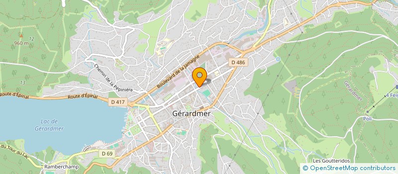 localisation de l'entreprise TIAMAIA à GERARDMER