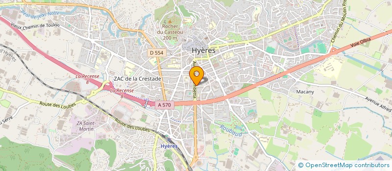 localisation de l'entreprise TIAMI  HYERES