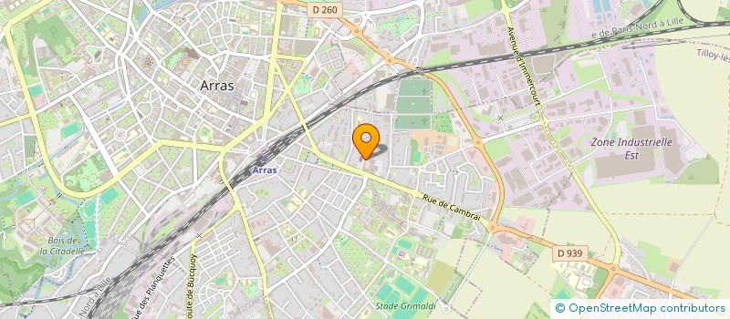 localisation de l'entreprise TIAMO&CO à ARRAS