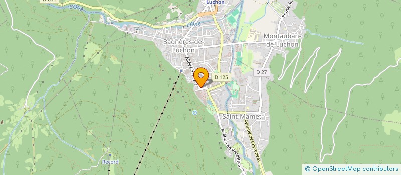 localisation de l'entreprise TIAN COMMUNICATION  BAGNERES-DE-LUCHON