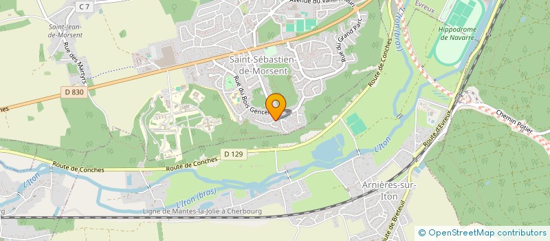 localisation de l'entreprise TIAN TANG LONG (LE PARADIS DU DRAGON)  SAINT-SEBASTIEN-DE-MORSENT