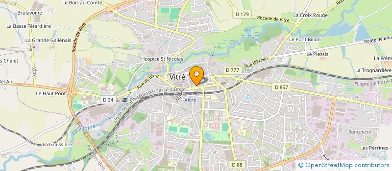 localisation de l'entreprise TIANA  VITRE