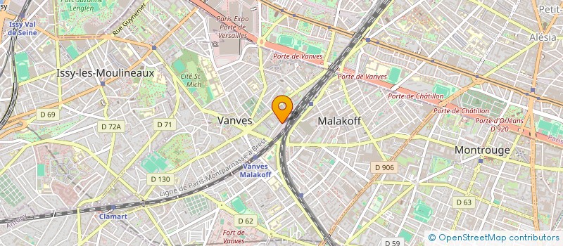 localisation de l'entreprise TIANAS & CO  VANVES