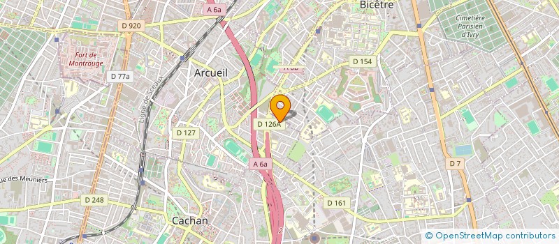 localisation de l'entreprise TIANGA TRANSPORT  ARCUEIL