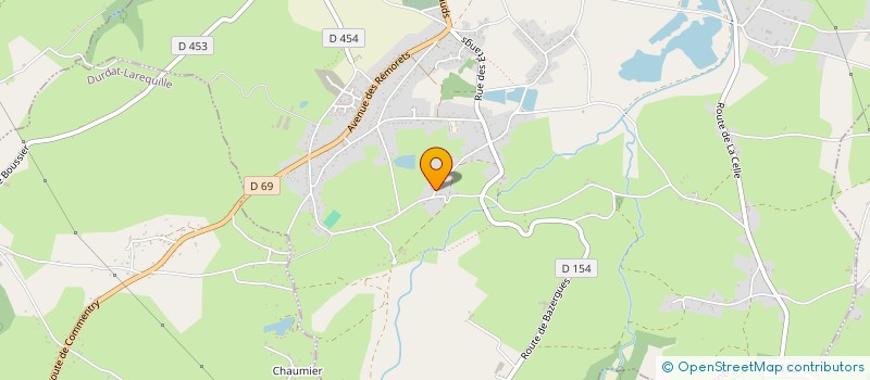 localisation de l'entreprise TIANJADE  COMMENTRY