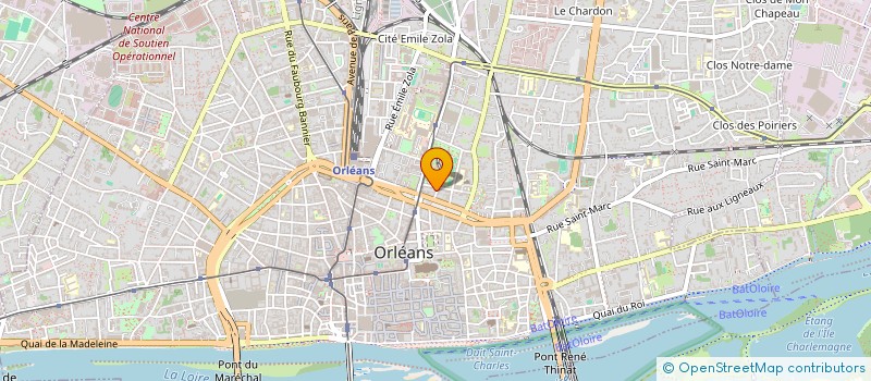 localisation de l'entreprise TIANTAL à ORLEANS