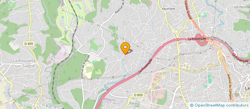 localisation de l'entreprise TIARA  MOUGINS