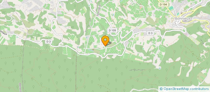 localisation de l'entreprise TIARA COMTE  BONNIEUX