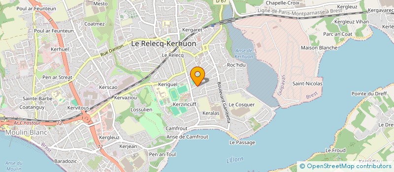 localisation de l'entreprise TIARE  LE RELECQ-KERHUON