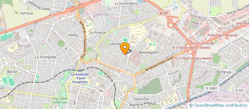 localisation de l'entreprise TIARE TAOFE  LA ROCHELLE