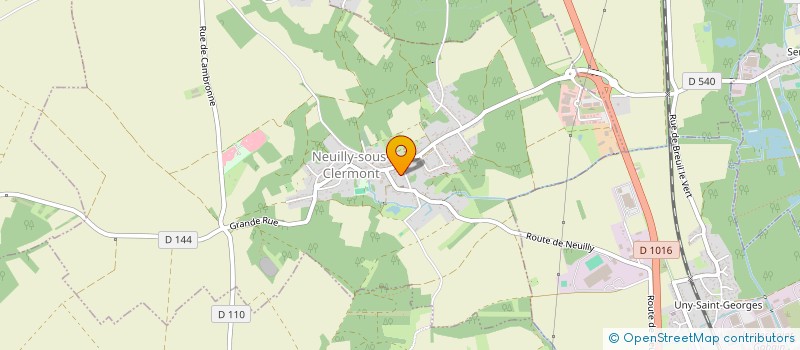 localisation de l'entreprise TIATAU  NEUILLY-SOUS-CLERMONT