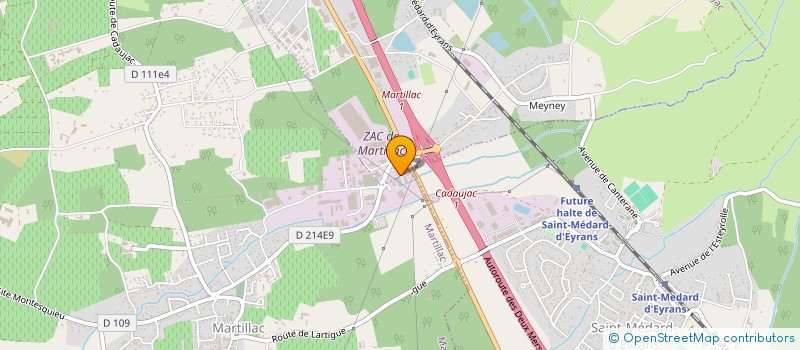 localisation de l'entreprise TIAZO INSTALL à MARTILLAC