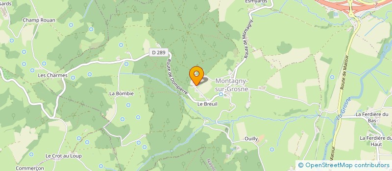 localisation de l'entreprise TIB'POWER  NAVOUR-SUR-GROSNE