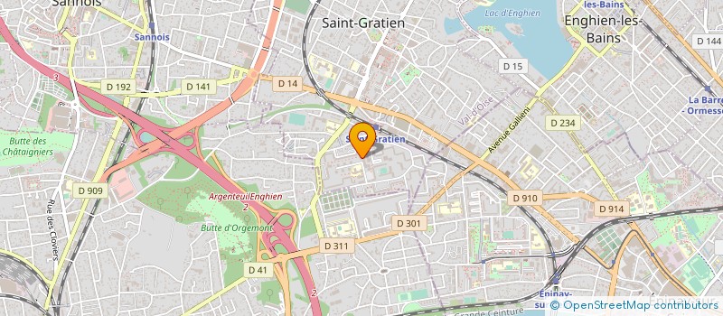 localisation de l'entreprise TIB TRANS  SAINT-GRATIEN