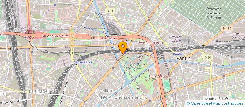localisation de l'entreprise TIBA VIANDES LA VILLETTE à PARIS