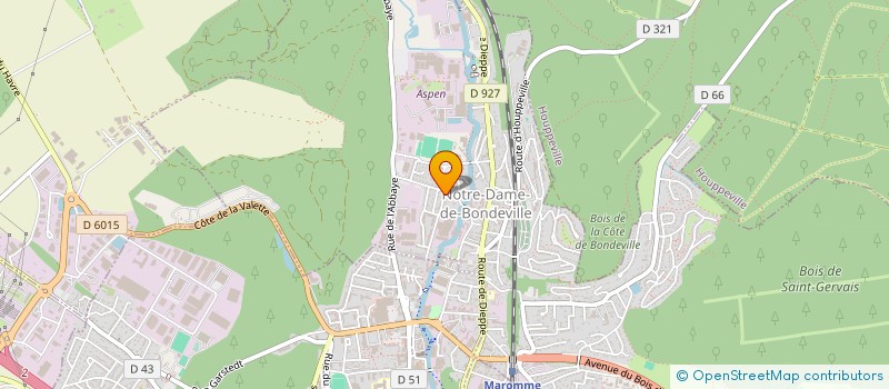 localisation de l'entreprise TIBACTION à NOTRE-DAME-DE-BONDEVILLE