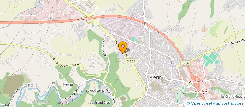 localisation de l'entreprise TIBAN  PLERIN