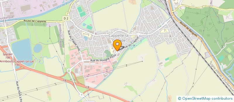 localisation de l'entreprise TIBANNE EXPLOITATION  CAPPELLE-LA-GRANDE