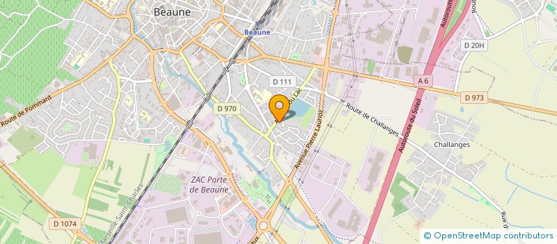 localisation de l'entreprise TIBARA à BEAUNE