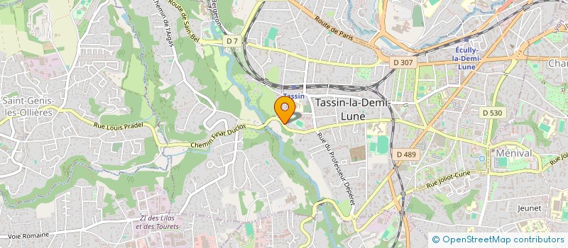 localisation de l'entreprise TIBCO INVEST  TASSIN-LA-DEMI-LUNE