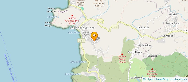localisation de l'entreprise TIBE-LOISIRS à ANSES D'ARLET