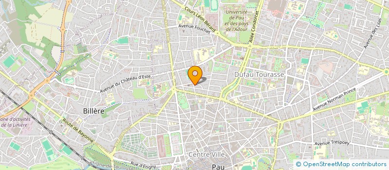 localisation de l'entreprise TIBE12 à PAU