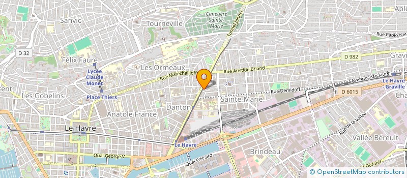 localisation de l'entreprise TIBEIX à LE HAVRE