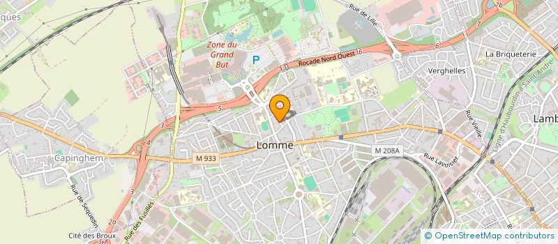 localisation de l'entreprise TIBEN à LILLE