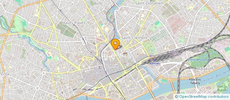 localisation de l'entreprise TIBER à NANTES