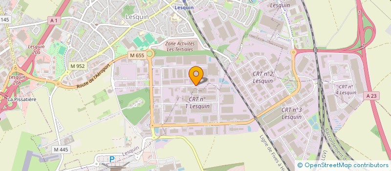 localisation de l'entreprise TIBER IMMO à LESQUIN