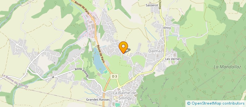 localisation de l'entreprise TIBER SKUR  LA BALME-DE-SILLINGY