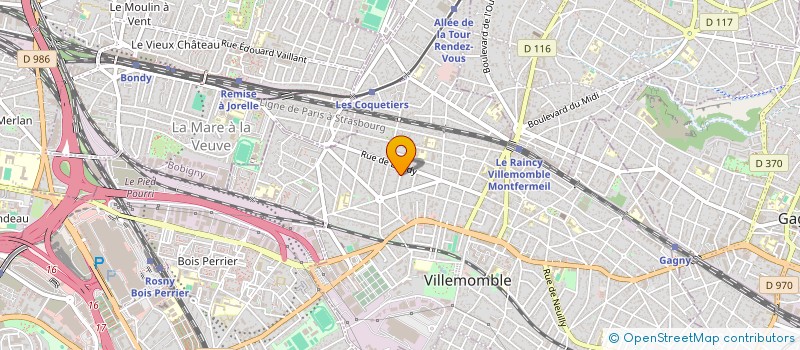 localisation de l'entreprise TIBERE CONSULTING à VILLEMOMBLE