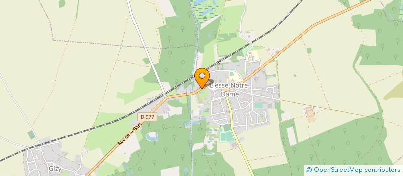 localisation de l'entreprise TIBERGO  LIESSE-NOTRE-DAME