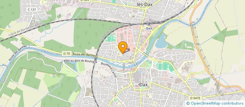 localisation de l'entreprise TIBERGUICHE  DAX
